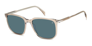 David Beckham Db 1141/s Men Transparent Rectangle Sunglasses