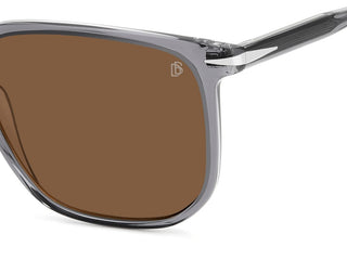 David Beckham Db 1141/s Men Grey Rectangle Sunglasses