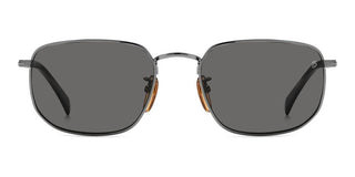 David Beckham DB 1143/S men Grey Rectangle Sunglasses