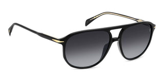David Beckham Db 1159/s Men Black Rectangle Sunglasses