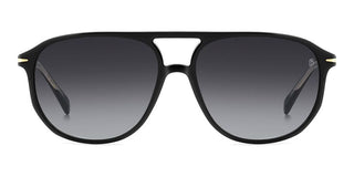David Beckham Db 1159/s Men Black Rectangle Sunglasses