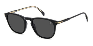 David Beckham DB 1160/S men Black Rectangle Sunglasses