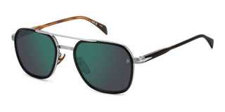 David Beckham Db 1161/s Men Black Squared Sunglasses