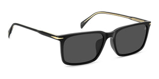 David Beckham Db 1163/f/s Men Black Rectangle Sunglasses