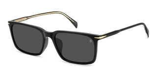 David Beckham Db 1163/f/s Men Black Rectangle Sunglasses