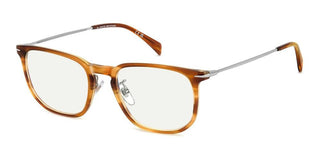 David Beckham DB 1169/G men Havana Squared Eyeglasses