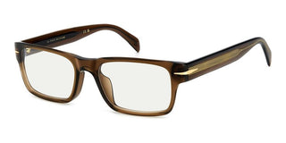 David Beckham DB 1170/F men Brown Rectangle Eyeglasses