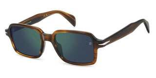 David Beckham DB 1179/S men Brown Rectangle Sunglasses