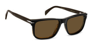 David Beckham Db 1188/c Men Brown Rectangle Sunglasses