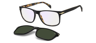 David Beckham Db 1188/c Men Black Rectangle Sunglasses