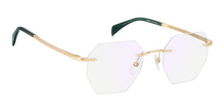 David Beckham Db 1189 Men Gold Geometric Eyeglasses