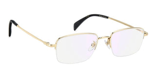 David Beckham Db 1190/f Men Gold Rectangle Eyeglasses