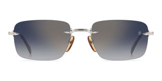 David Beckham Db 1195/s Men Silver Rectangle Sunglasses