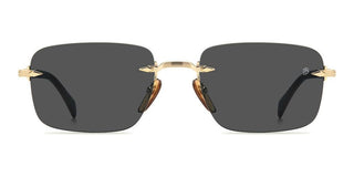 David Beckham Db 1195/s Men Gold Rectangle Sunglasses