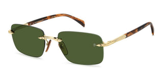 David Beckham Db 1195/s Men Gold Rectangle Sunglasses