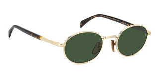 David Beckham Db 1196/s Men Gold Oval Sunglasses