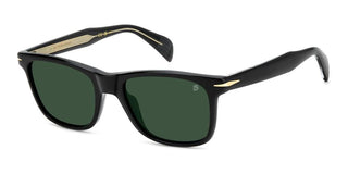 David Beckham Db 1197/s Men Black Rectangle Sunglasses