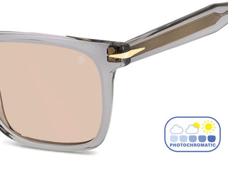 David Beckham Db 1199/g/s Men Grey Squared Sunglasses