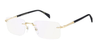 David Beckham DB 1202 men Gold Rectangle Eyeglasses