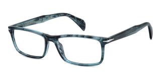 David Beckham DB 1207 men Blue Rectangle Eyeglasses