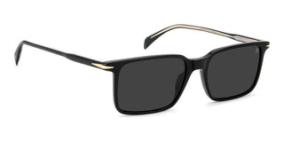 David Beckham Db 1220/s Men Black Rectangle Sunglasses