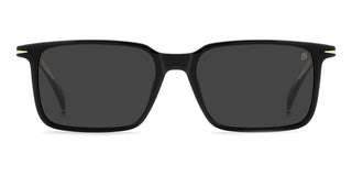 David Beckham Db 1220/s Men Black Rectangle Sunglasses