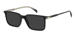 David Beckham Db 1220/s Men Black Rectangle Sunglasses