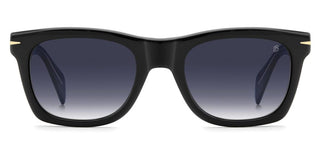 David Beckham Db 1222/s Men Black Rectangle Sunglasses