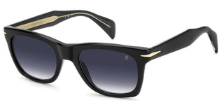 David Beckham Db 1222/s Men Black Rectangle Sunglasses