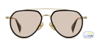 David Beckham Db 1226/g/s Men Black Pilot Sunglasses