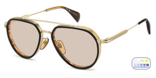 David Beckham Db 1226/g/s Men Black Pilot Sunglasses