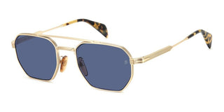 David Beckham Db 1229/s Men Gold Pilot Sunglasses