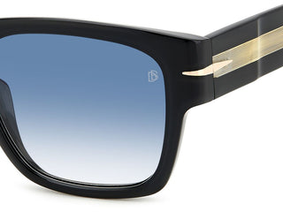 David Beckham DB 7000/S BOLD men Black Squared Sunglasses