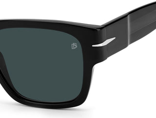 David Beckham DB 7000/S BOLD men Black Squared Sunglasses