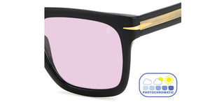 David Beckham DB 7000/S FLAT men Black Geometric Sunglasses