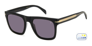 David Beckham DB 7000/S FLAT men Black Geometric Sunglasses