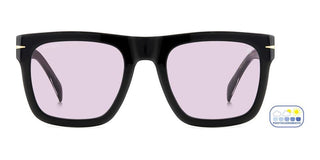 David Beckham Db 7000/s Flat Men Black Geometric Sunglasses