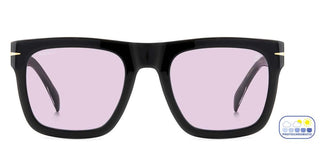 David Beckham DB 7000/S FLAT men Black Geometric Sunglasses