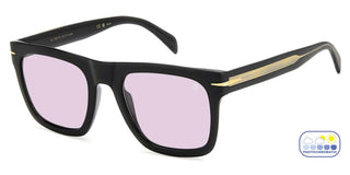 David Beckham DB 7000/S FLAT men Black Geometric Sunglasses