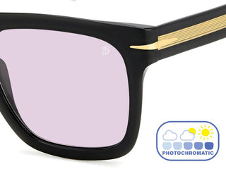 David Beckham Db 7000/s Flat Men Black Geometric Sunglasses