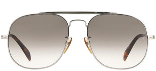 David Beckham DB 7004/S men Silver Pilot Sunglasses