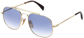 David Beckham DB 7004/S men Gold Pilot Sunglasses