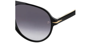David Beckham DB 7005/S men Black Pilot Sunglasses