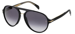 David Beckham DB 7005/S men Black Pilot Sunglasses