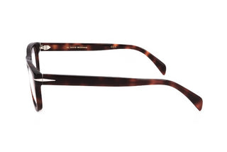 David Beckham DB 7011 men Havana Geometric Eyeglasses
