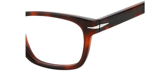 David Beckham DB 7011 men Havana Geometric Eyeglasses