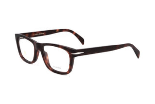 David Beckham DB 7011 men Havana Geometric Eyeglasses