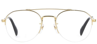 David Beckham DB 7014 men Gold Round Eyeglasses