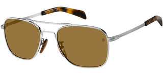 David Beckham DB 7019/S men Silver Geometric Sunglasses