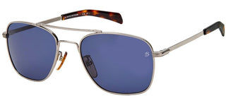 David Beckham DB 7019/S men Silver Geometric Sunglasses